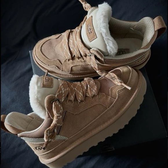 UGG Shoes - UGG Brown Shearling Lined Shoes